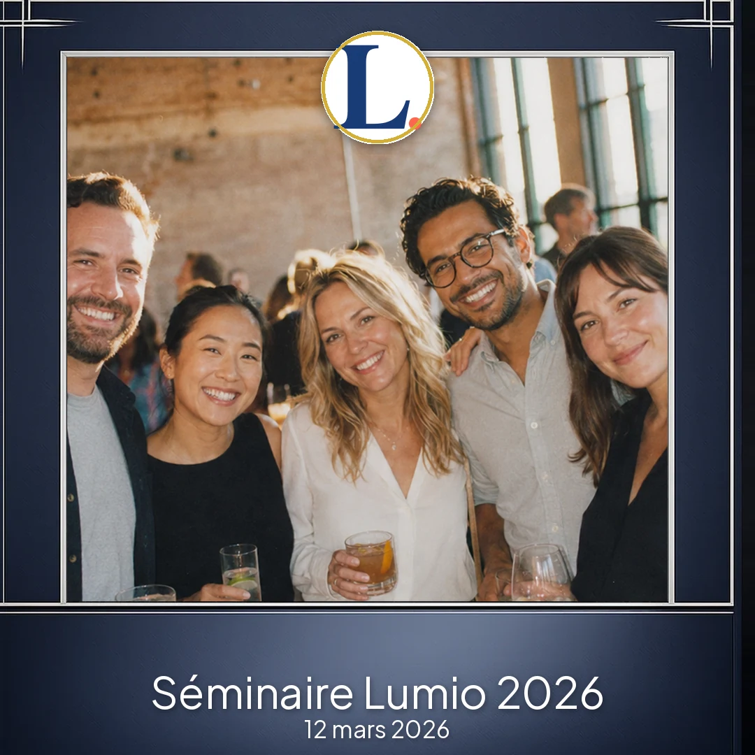 Polaroid équipe au séminaire Lumio 2026